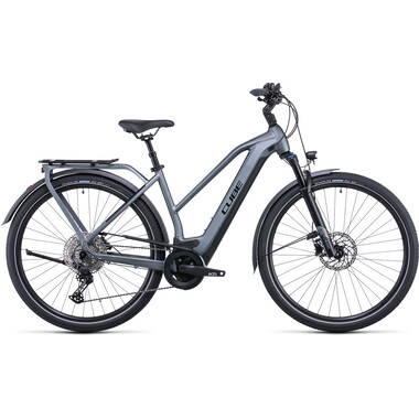 CUBE KATHMANDU HYBRID PRO 625 TRAPEZ Electric Trekking Bike Grey 2022 0